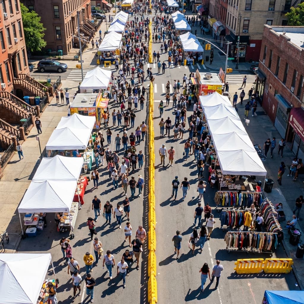 Vibrant community market